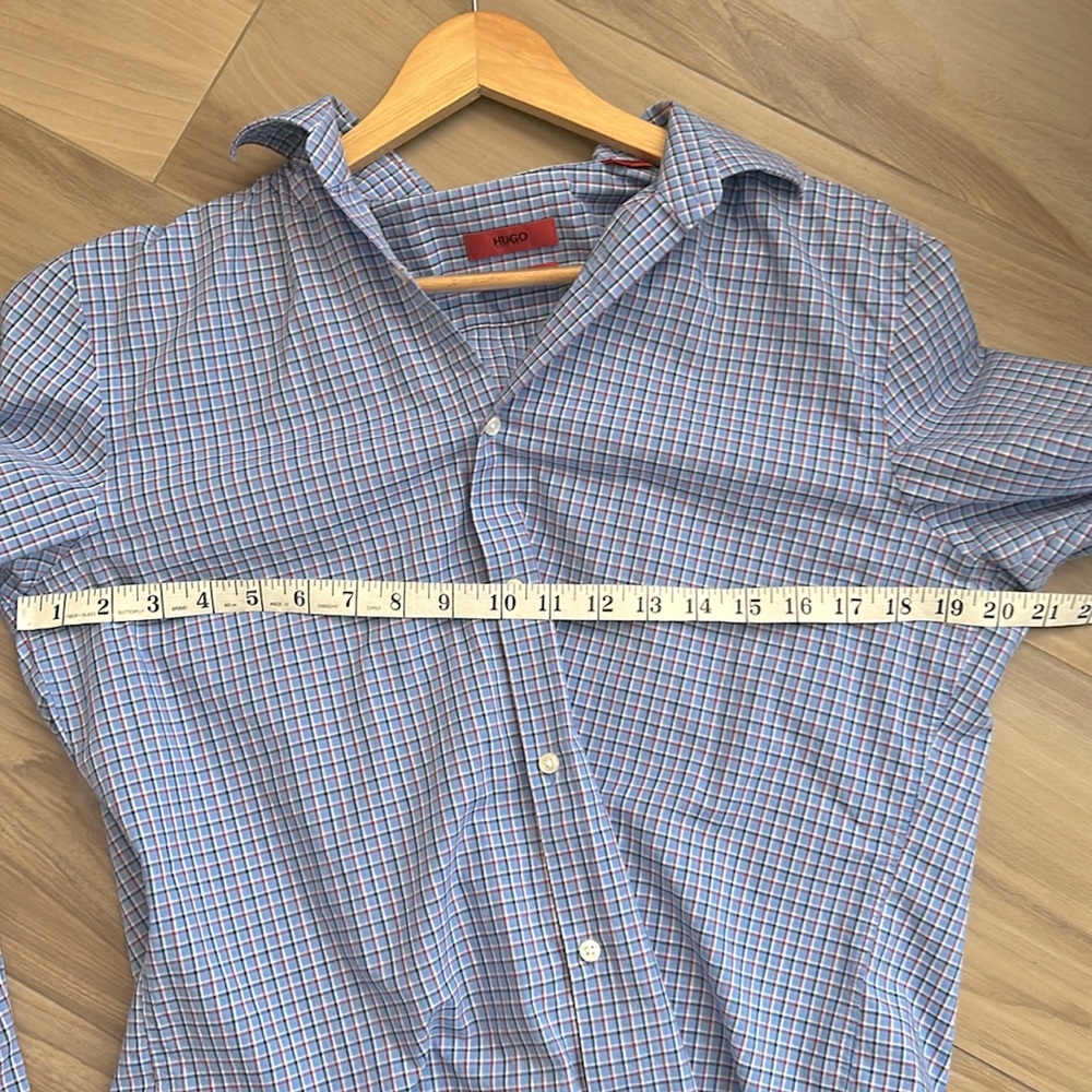 Hugo Boss Sharp Fit Plaid Button Down - Picture 5 of 8